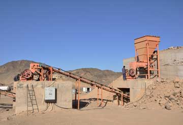 該金礦選礦廠的破碎系統